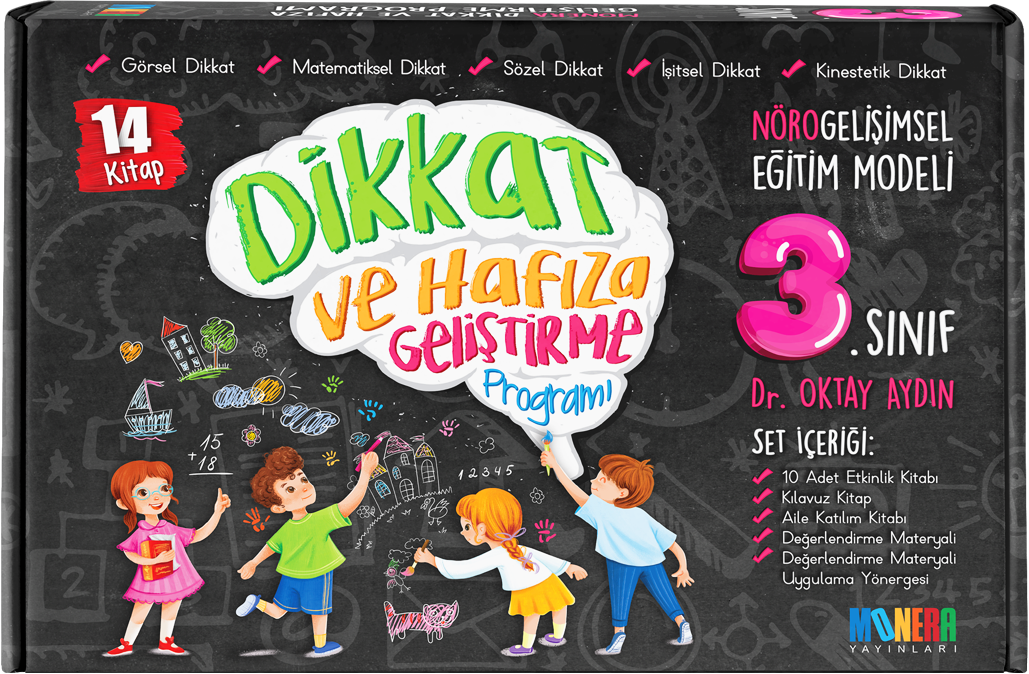3. Sınıf (8-9 Yaş) Dikkat ve Hafıza Geliştirme Programı | Monera